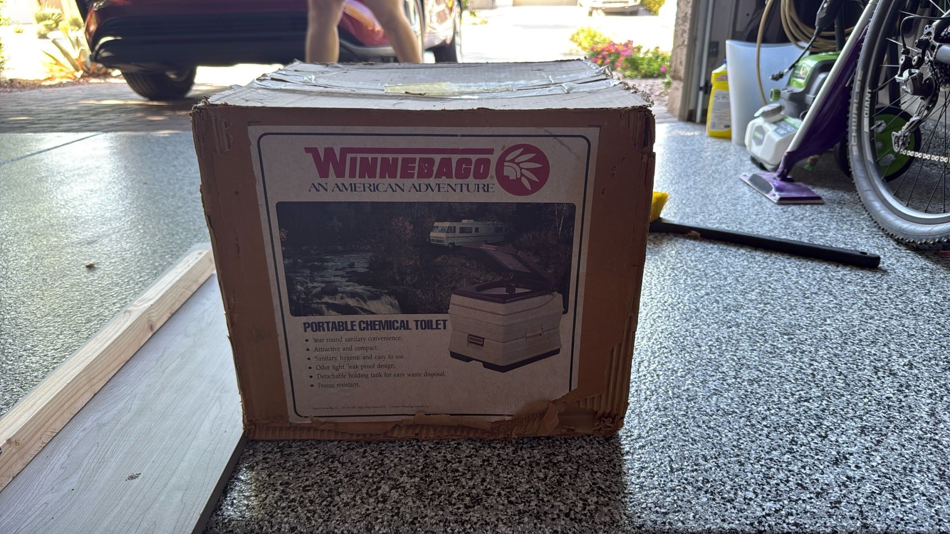 Winnebago Portable chemical Toilet