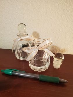 Glass jar with lid set of 12