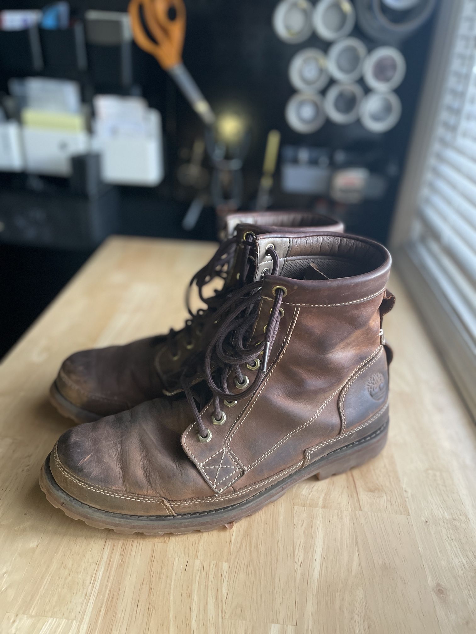 Timberland Earthkeepers Brown Leather Boots M 10