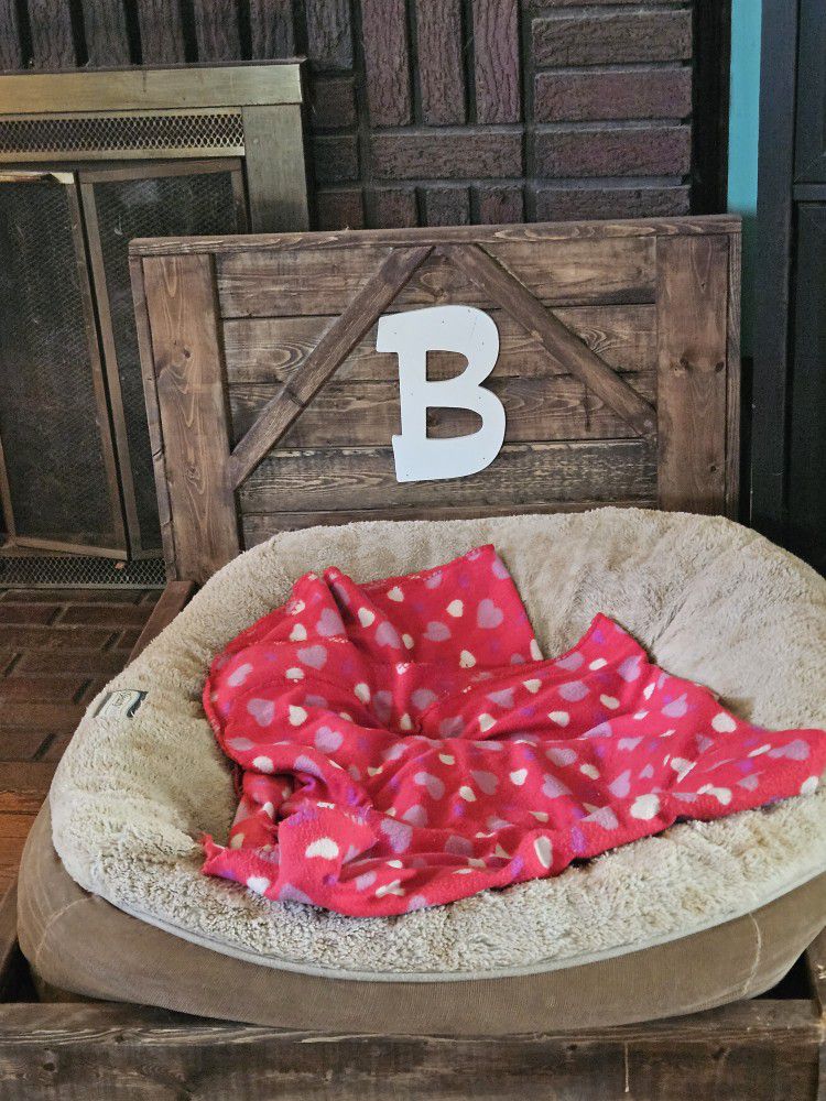 Handmade Wooden Dog Bed Frame