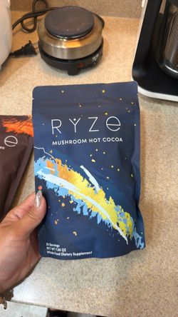 RYZE Mushroom Coffee & Hot Cocoa – New & Sealed