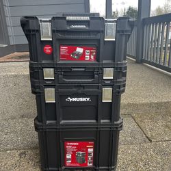 Husky Tool Box + Extra Compartment