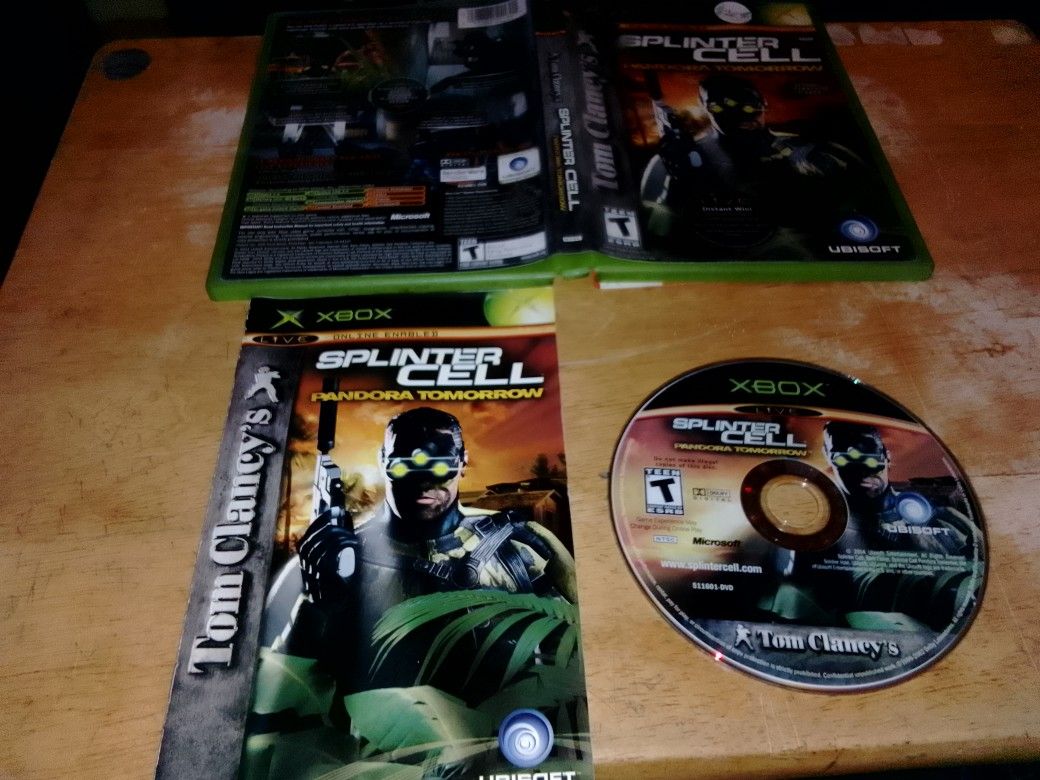 Xbox Game Tom Clancy's Splinter Cell Pandora Tomorrow