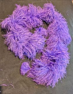 Authentic ostrich feather boa