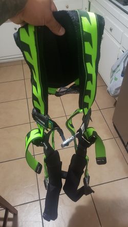 Miller harness with lanyard
