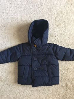 Baby Gap Blue toddler coat 6-12Months