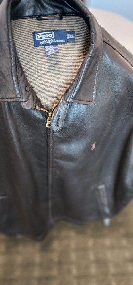 Ralph Lauren Leather Jacket $250 OBO