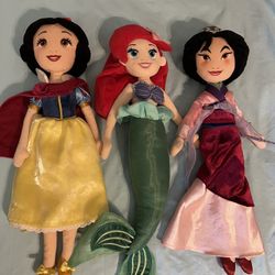 Disney Plush Dolls