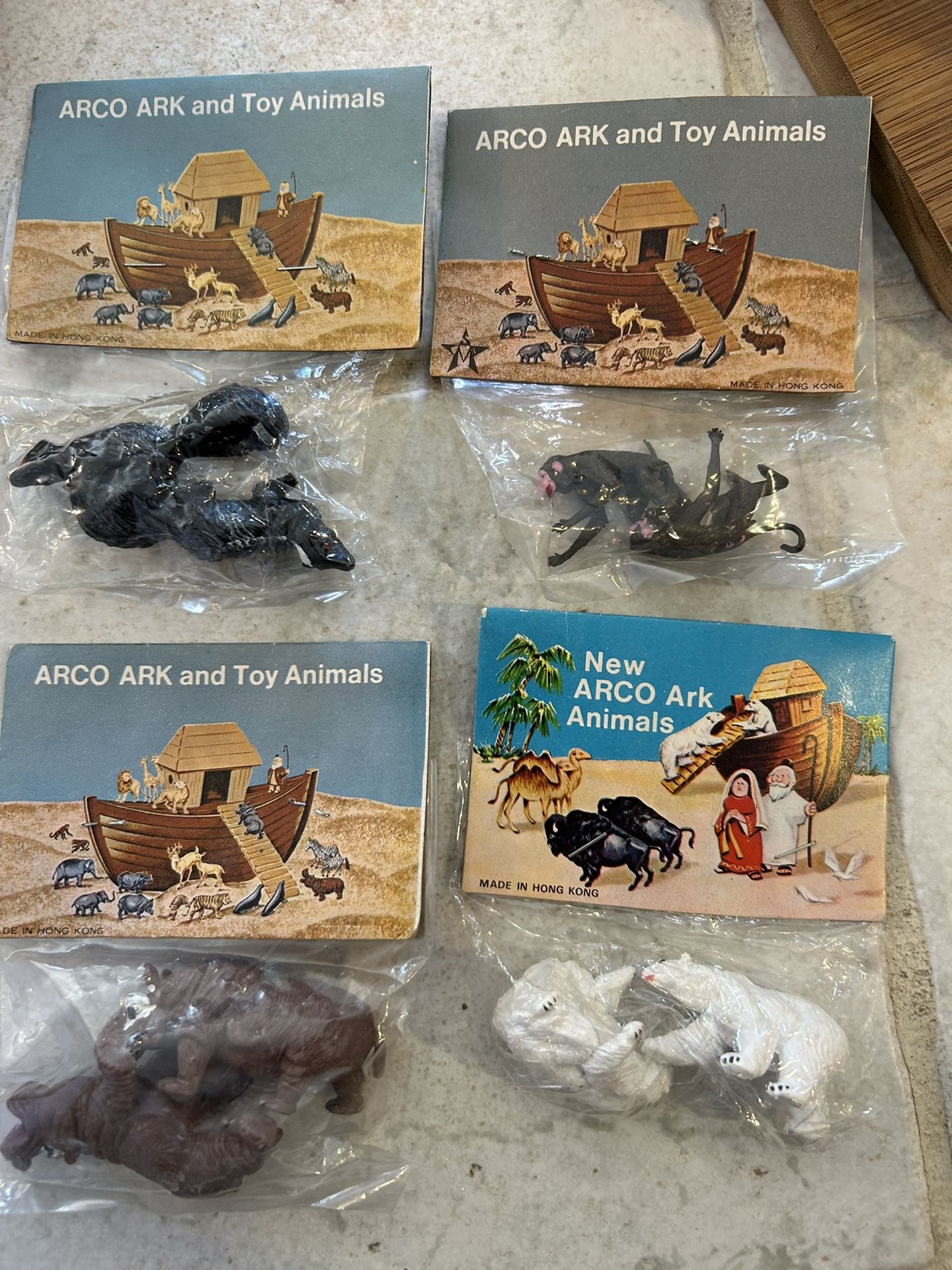 Arco Noah’s Arc Animal Figurines 1970’s