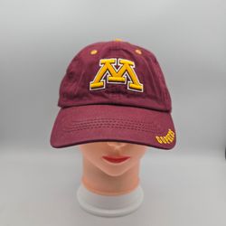 Captivating Headwear Minnesota Golden Gophers Adjustable Strapback Maroon Hat