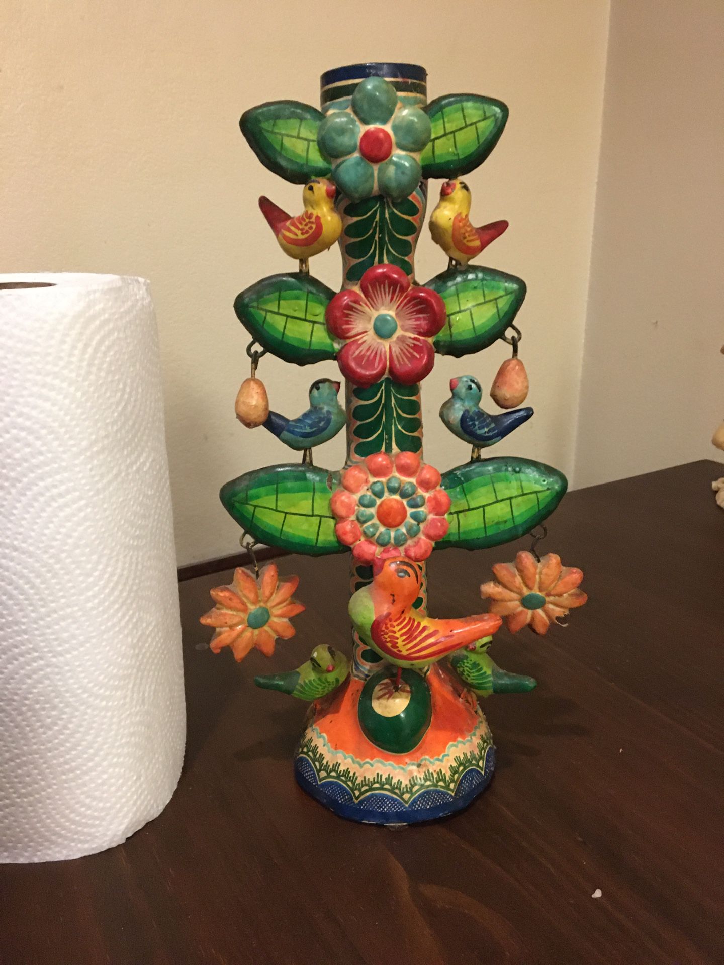 Mexican Folk Art Candle Holder