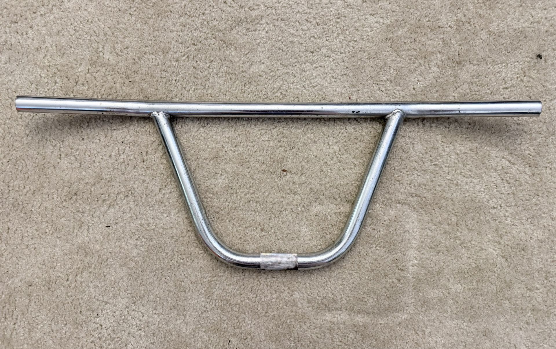 Large BMX Solid Top Handlebar Chrome 