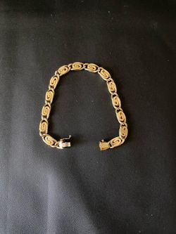 Gold bracelet 14k yellow gold bracelet 21 grams