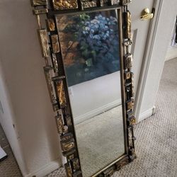 Brutalist Wall Mirror 1970s