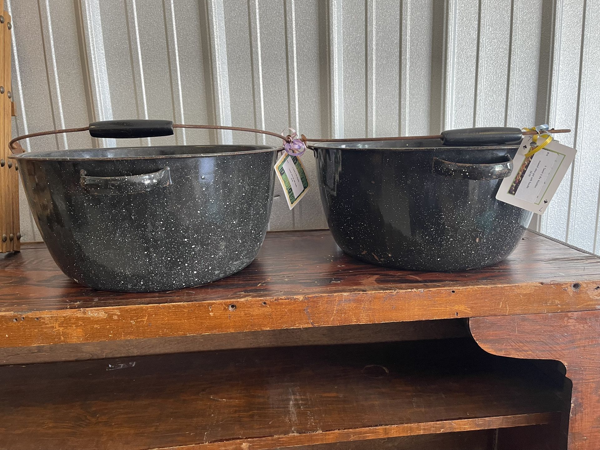 2x Huge Stew Pots
