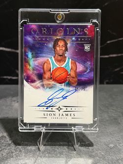 Sion James NBA Panini Origins RC Auto 35/75