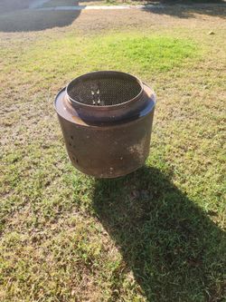 Firepit washer drum