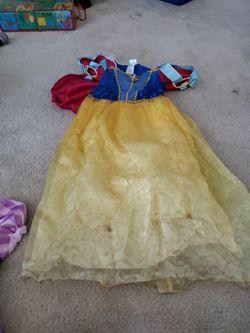 Reponzel,sleeping Beauty,Frozen Elsia Disney Princesses Girls Pretend Play Customes,Halloween Costumes