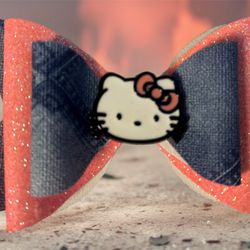 Hello kitty girls clip in bows 