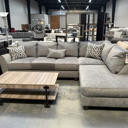 2pc Grey Sectional
