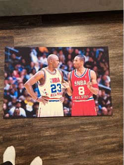 Michael Jordan x Kobe Bryant All Star Game Canvas