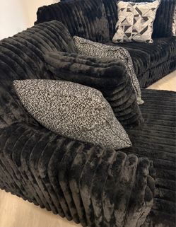 Midnight Madness 2 Piece Sofa with Chaise