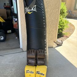 Everlast Ground And Pound/ Punching Bags/ Fairtex Bag Gloves And MMA Gloves