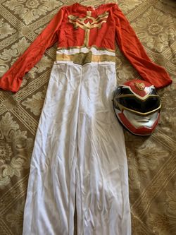 Boys Red Power Ranger Halloween Costume