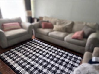 Black and White rug