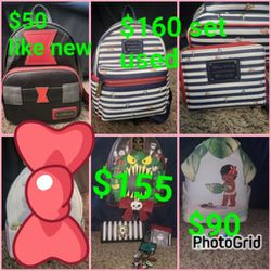 PRICES VARY Loungefly Mini Backpacks 