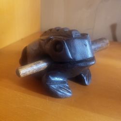 Vintage Frog Noise Making Croaker 