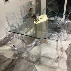 Clear Chairs (set of 6)
