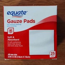 25 Gauze Pads New
