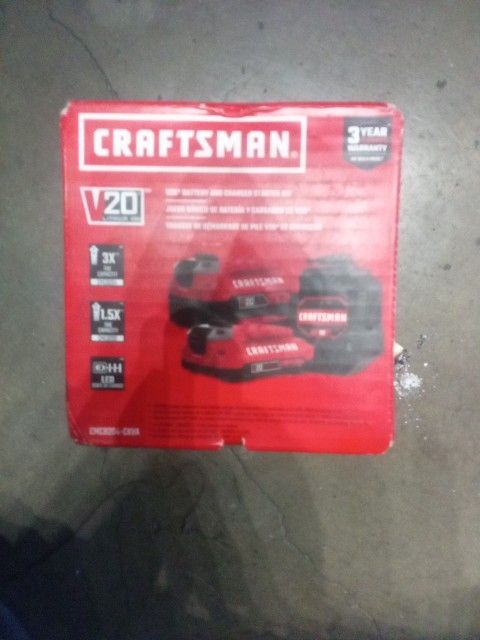 Craftsman 20v Battery And Charger Starter Kit