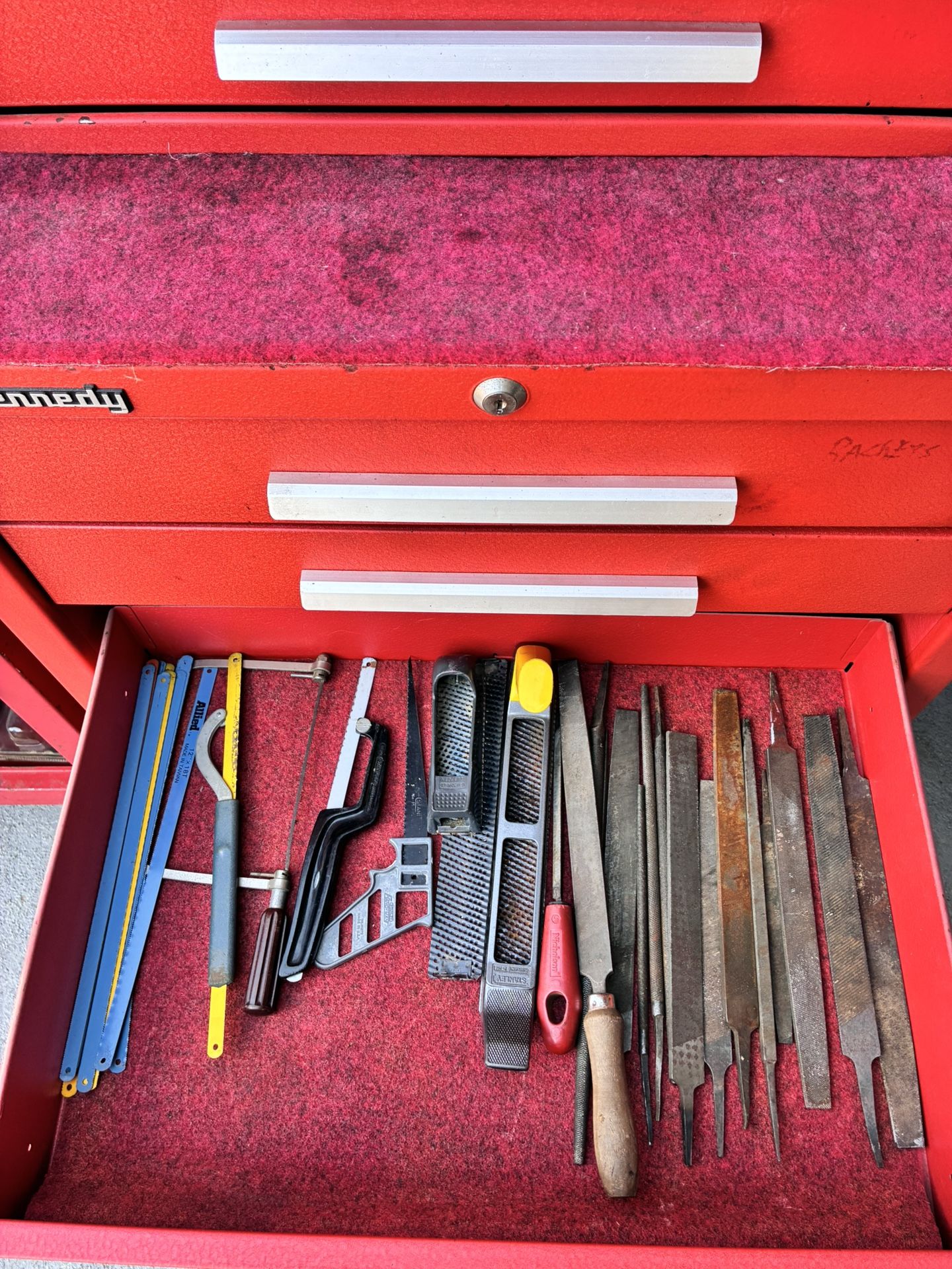 Kennedy And Craftsman’s Toolbox Loaded With Mechanic And Machinist Tools