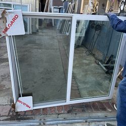 Windows 🪟double panel vinyl new window  ventanas nuevas  Height 53 1/2 inches  Width 63 1/4 inches