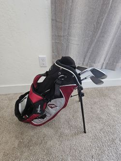 Junior Golf Club Set with Stand Bag