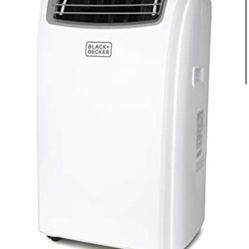 BLACK+DECKER 12,000 BTU Portable Air Conditioner with Heat and Remote Control, White