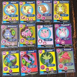 1999 Pokémon “PokeTrivia” Movie Cards