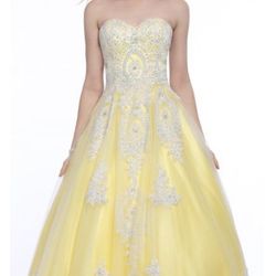 Yellow Sweet 16 Ball Gown/Dress