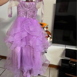 Mini Pageant Lavender Dress 