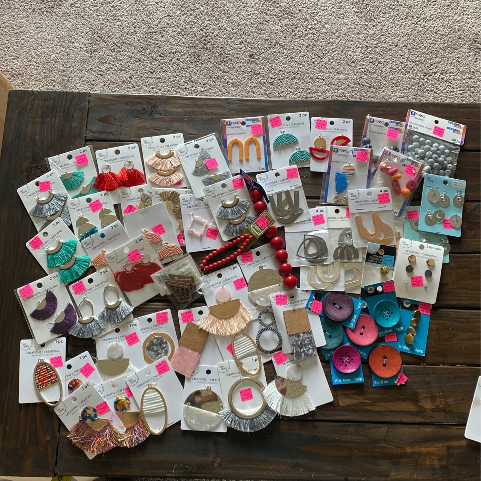 Pendants/buttons/beads, Etc…