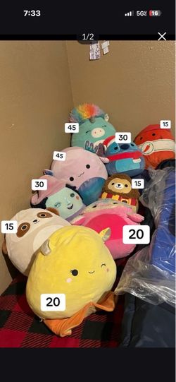 Text me about the price Squishmallow Plush Lot – Various Characters