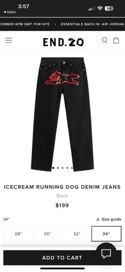 ICECREAM RUNNING DOG DENIM JEANS