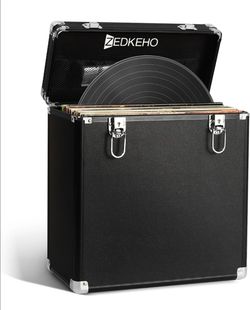 Zedkeho Vinyl Record Storage Box with Lock, Holds 35+ LP Albums
Reinforced Record Storage with Dust & Moisture Protection for 7/10/12 Inch Vinyl Recor