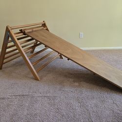 Pikler Triangle Jungle Gym Climbing Gym Foldable For Toddlers And Kids