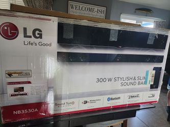 LG Sound Bar with Wireless Subwoofer