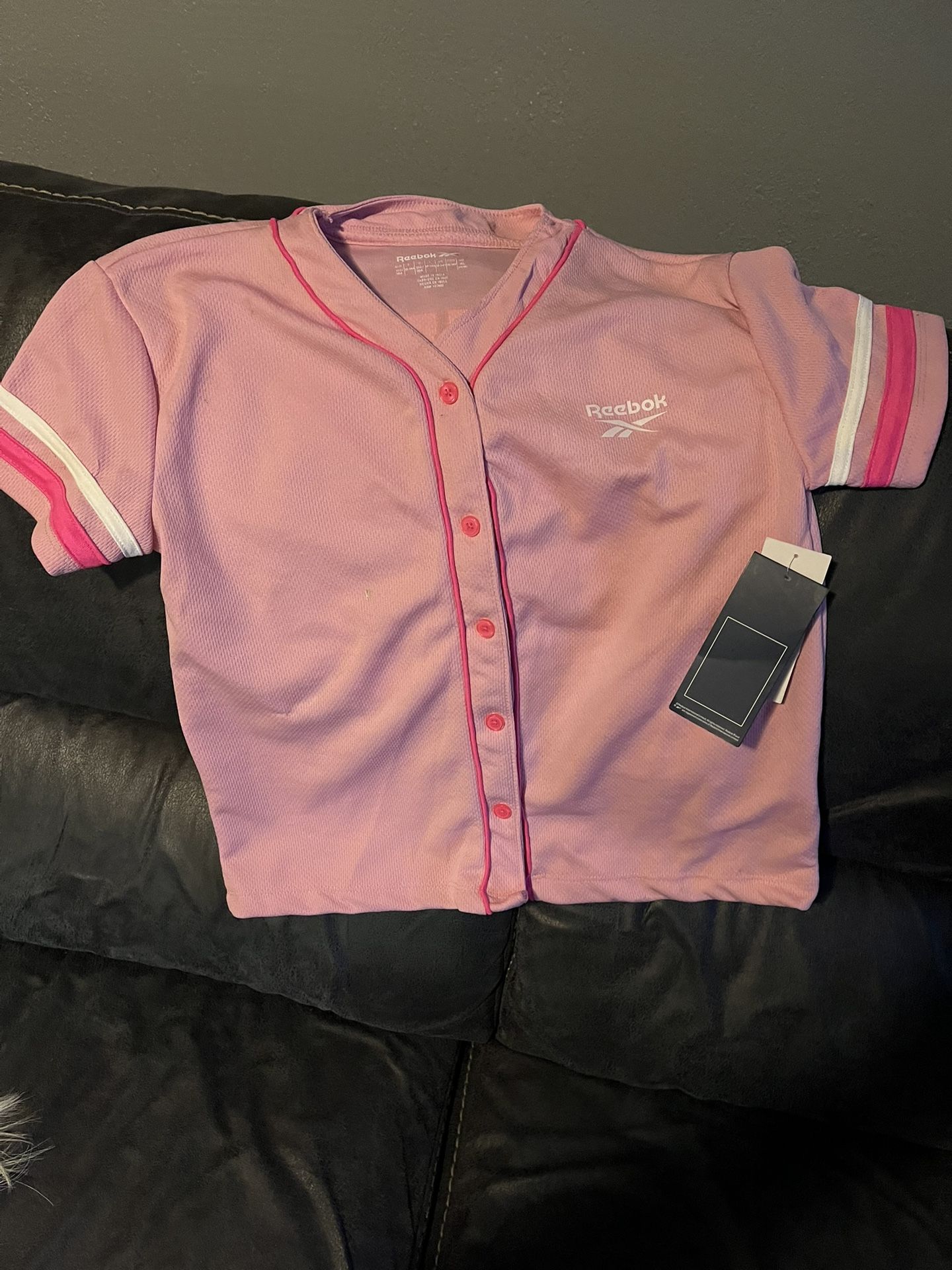 Girls Reebok Jersey Top Sz 7-10