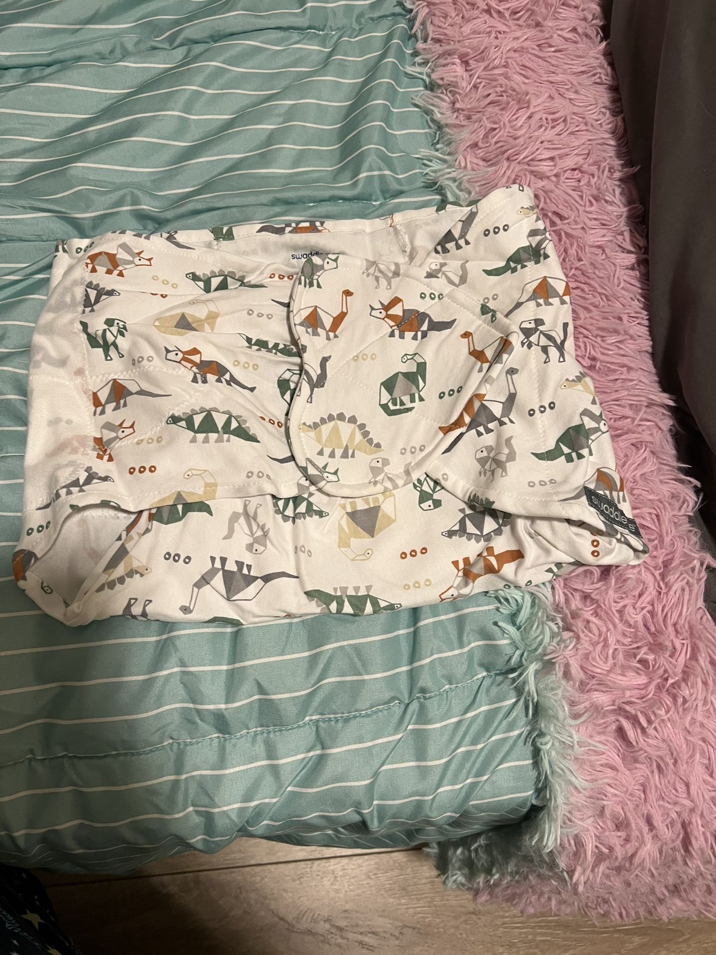 Dinosaur Swaddle Me Blanket