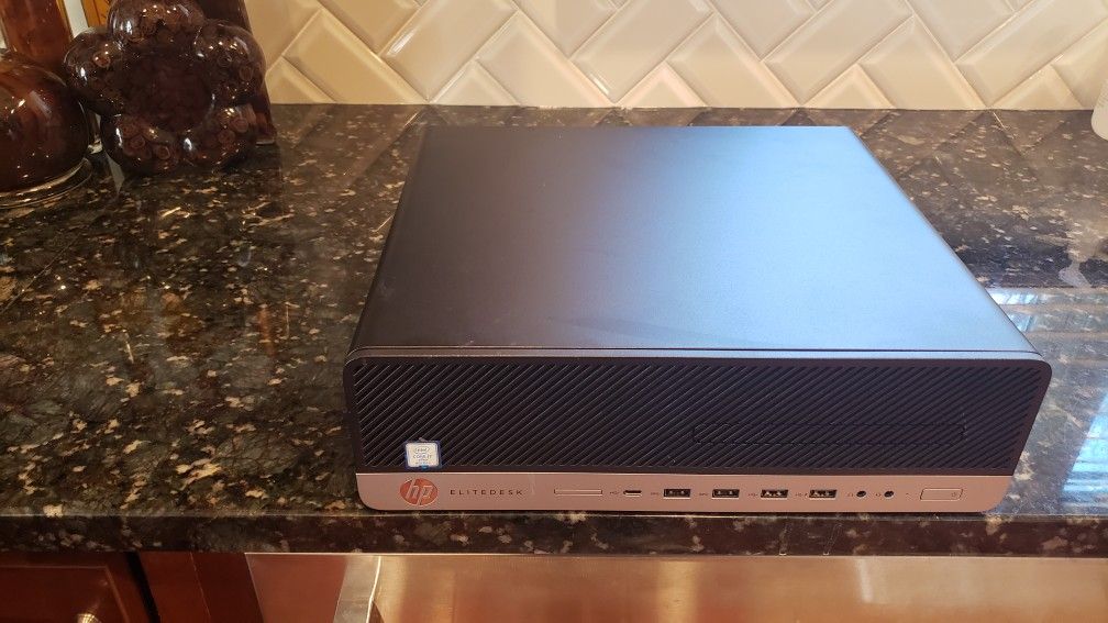 HP Elite Desk 800 SFF Computer, I7-8700 , 16GB ,128GB SSD and 1TB, 3.20GHZ, WIN10
